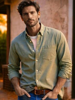 Buck Mason great button down shirt from Barney’s New York